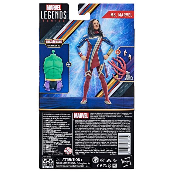 Figurka The Marvels Marvel Legends - Ms. Marvel (BAF: Totally Awesome Hulk)- Zdjęcie 13