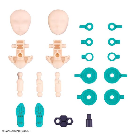 Zestaw akcesoriów 30 MS Option Parts Set 7 (Evil Costume) (Color A)- Zdjęcie 15