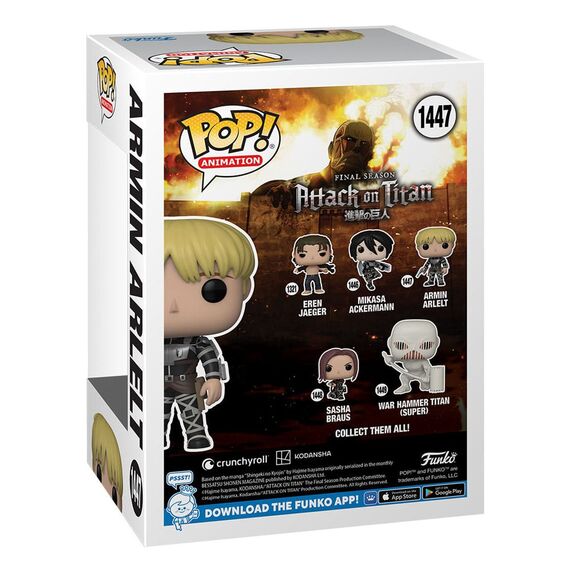 Figurka Attack on Titan: The Final Season POP! - Armin Arlert- Zdjęcie 8