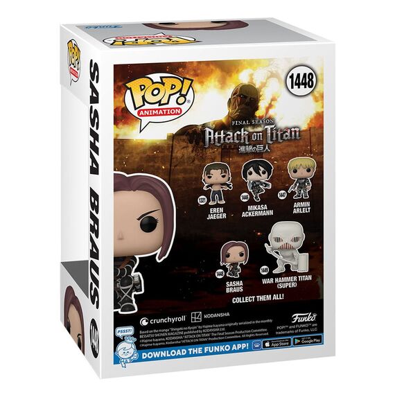Figurka Attack on Titan: The Final Season POP! - Sasha Braus- Zdjęcie 8