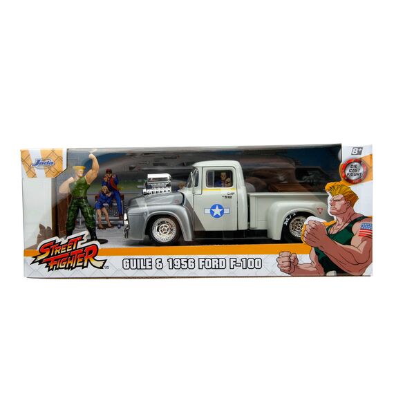Model samochodu Street Fighter 1/24 - 1956 Ford F-100 (wraz z figurką Guile)- Zdjęcie 11