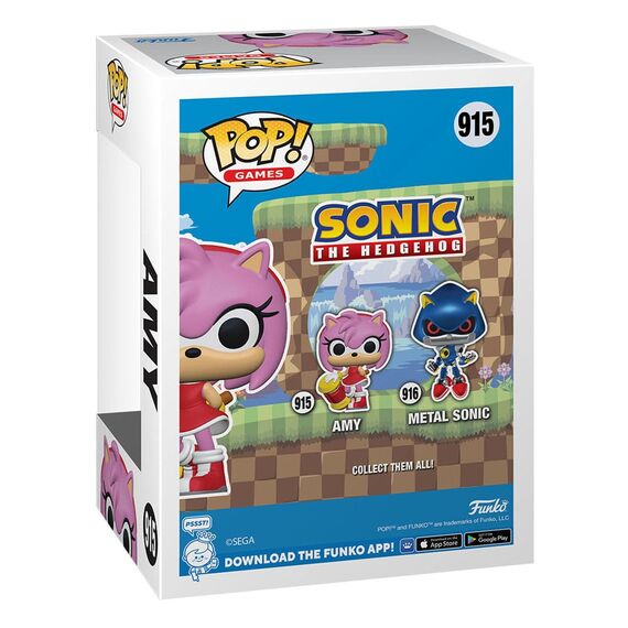 Figurka Sonic the Hedgehog POP! - Amy (915)- Zdjęcie 4