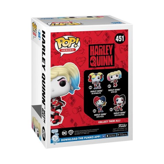 Figurka Harley Quinn POP! - Harley Quinn with Bat (451)- Zdjęcie 4