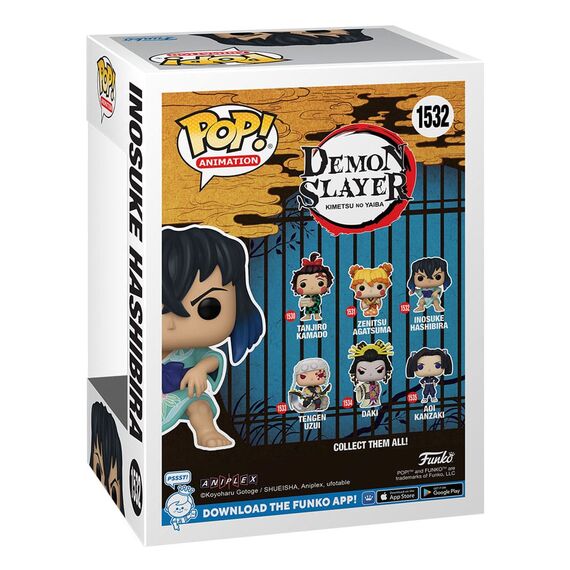 Figurka Demon Slayer: Kimetsu no Yaiba POP! - Inosuke Hashibira (Kimono) (1532)- Zdjęcie 4
