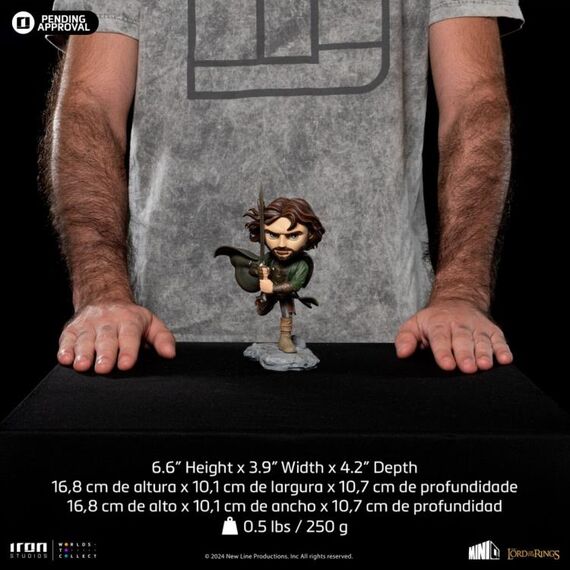 Figurka Lord of the Rings / Władca Pierścieni Mini Co. - Aragorn- Zdjęcie 19