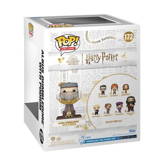 Figurka Harry Potter i Więzień Azkabanu POP! Deluxe - Albus Dumbledore w/Podium (172)- Zdjęcie 4
