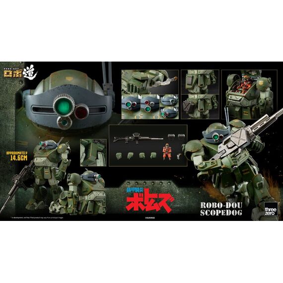 Figurka Armored Trooper Votoms Robo-Dou - Scopedog- Zdjęcie 49