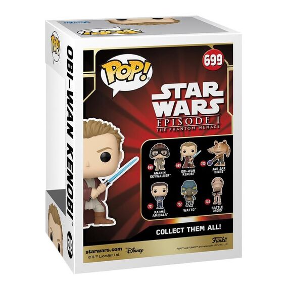 Figurka Star Wars: The Phantom Menace 25th Anniversary POP! - Obi-Wan (Padawan) (699)- Zdjęcie 4