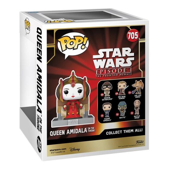 Figurka Star Wars: The Phantom Menace 25th Anniversary POP! Deluxe - Queen Amidala on the Throne (705)- Zdjęcie 4