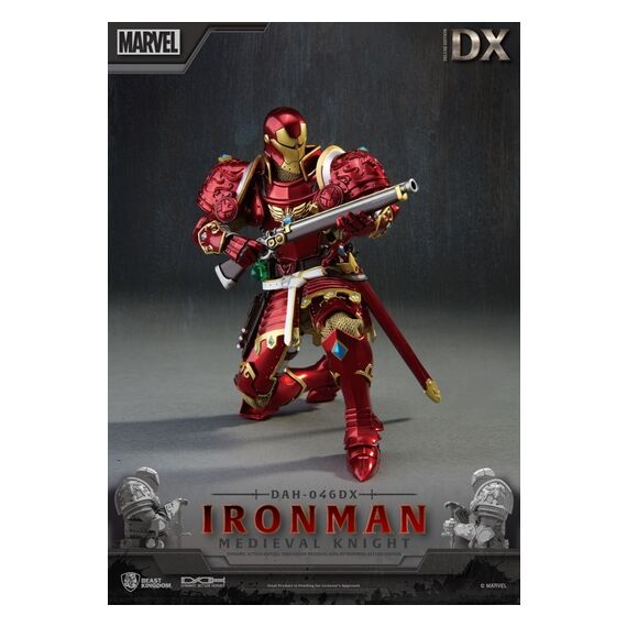 Figurka Marvel Dynamic 8ction Heroes 1/9 - Medieval Knight Iron Man (Deluxe)- Zdjęcie 5