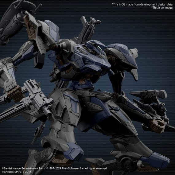 Figurka do złożenia Armored Core 30MM - Schneider Nachtreiher-40E Steel Haze- Zdjęcie 21