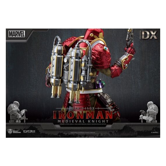Figurka Marvel Dynamic 8ction Heroes 1/9 - Medieval Knight Iron Man (Deluxe)- Zdjęcie 17