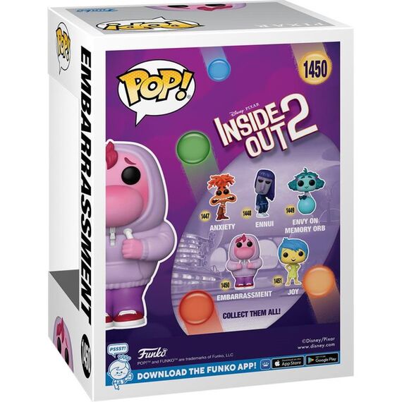 Figurka Inside Out 2 / W głowie się nie mieści 2 POP! - Embarrassment (1450)- Zdjęcie 4