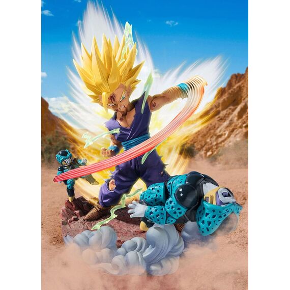 Figurka Dragon Ball Z FiguartsZERO (Extra Battle) - Super Saiyan 2 Gohan (Anger Exploding Into Power!!)- Zdjęcie 11