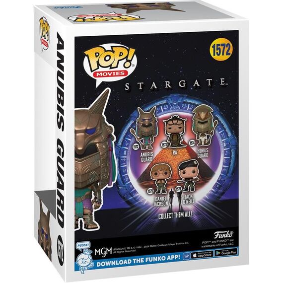 Figurka Stargate / Gwiezdne Wrota POP! - Anubis Guard (Metallic) (1572)- Zdjęcie 4