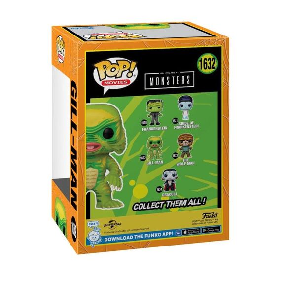 Figurka Universal Monsters POP! - Gill Man / Potwór z Czarnej Laguny (1632)- Zdjęcie 4