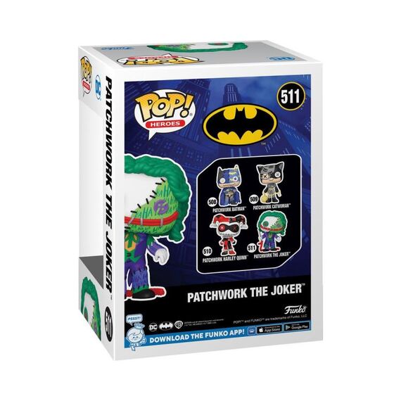 Figurka DC Comics POP! - Patchwork The Joker (511)- Zdjęcie 4