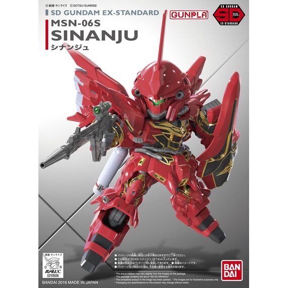 Model figurki GUNDAM SD EX-STANDARD - MSN-06S SINANJU- Zdjęcie 3