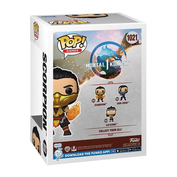 Figurka Mortal Kombat 1 POP! - Scorpion (1021)- Zdjęcie 3
