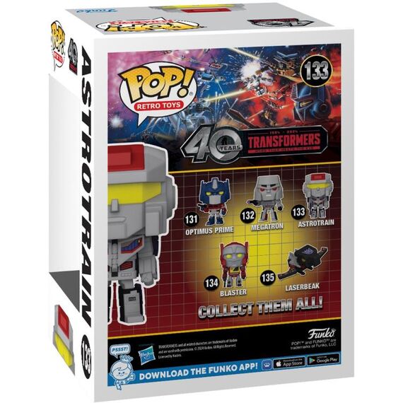 Figurka Transformers Generation 1 POP! - Astrotrain (133)- Zdjęcie 3