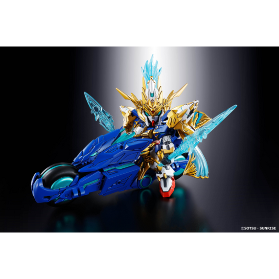 Model figurki GUNDAM SD Sangoku Soketsuden - Zhao Yun 00 Gundam & Bilongou- Zdjęcie 3