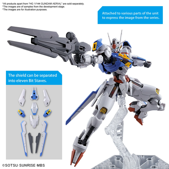 Model figurki GUNDAM HG The Witch From Mercury 1/144 - Gundam Aerial- Zdjęcie 9