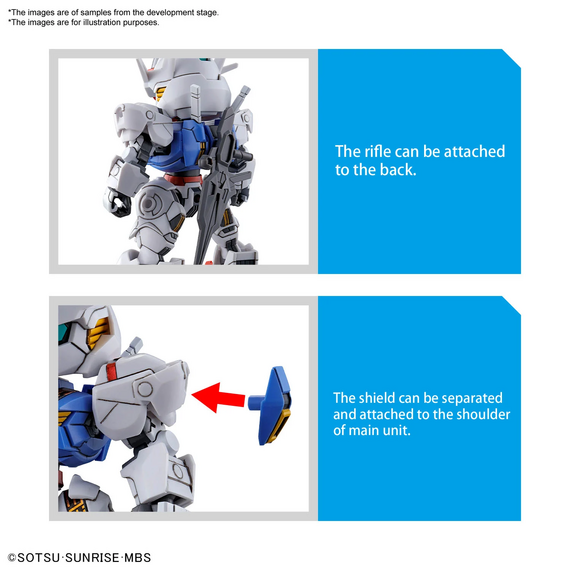 Model figurki GUNDAM SD EX-STANDARD - XVX-016 Gundam Aerial- Zdjęcie 8