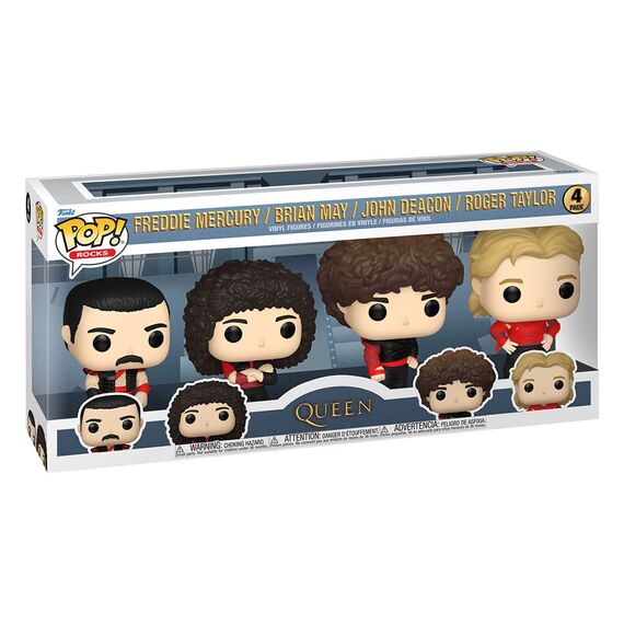 Zestaw 4 figurek Queen POP! Rocks - Radio Gaga- Zdjęcie 3