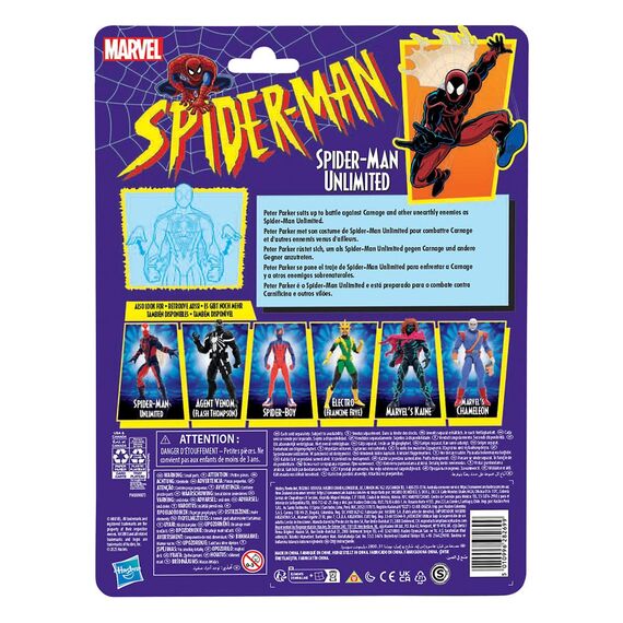 Figurka Spider-Man Marvel Legends Retro Collection - Spider-Man Unlimited- Zdjęcie 17