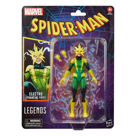 Figurka Spider-Man Marvel Legends Retro Collection - Electro (Francine Frye)- Zdjęcie 15