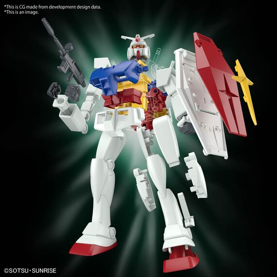 Model figurki GUNDAM Best Mecha Collection 1/144 - RX-78-2 Gundam (Revival)- Zdjęcie 9