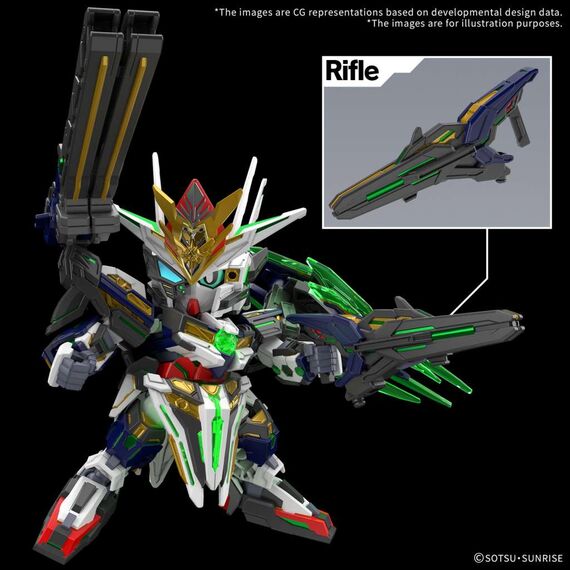 Model figurki GUNDAM SDW Heroes - CAPTAIN QAN[T] GF- Zdjęcie 9