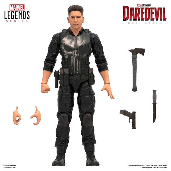 Figurka Daredevil: Odrodzenie Marvel Legends - Punisher- Zdjęcie 3