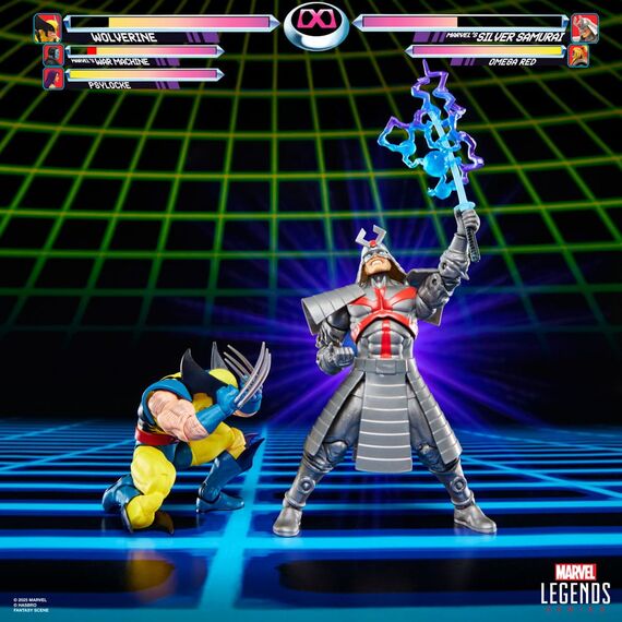 Zestaw 2 figurek Marvel Legends Gamerverse - Wolverine vs. Silver Samurai- Zdjęcie 8