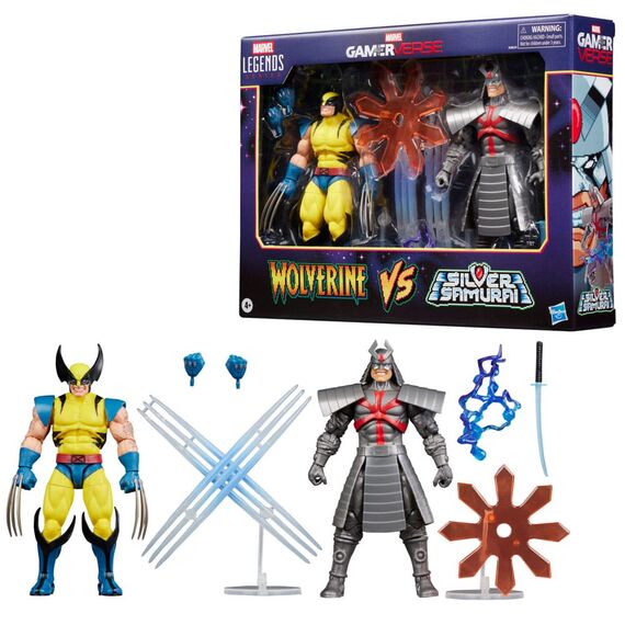 Zestaw 2 figurek Marvel Legends Gamerverse - Wolverine vs. Silver Samurai- Zdjęcie 13