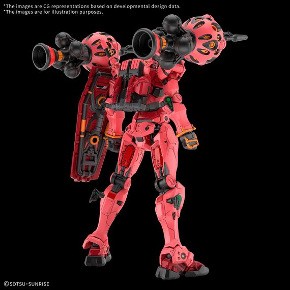 Model figurki GUNDAM HG GQuuuuuuX 1/144 - gMS-α Red Gundam- Zdjęcie 3