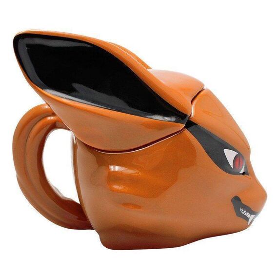 Kubek ceramiczny z pokrywką Naruto Shippuden 3D - Kyubi (400 ml)- Zdjęcie 3