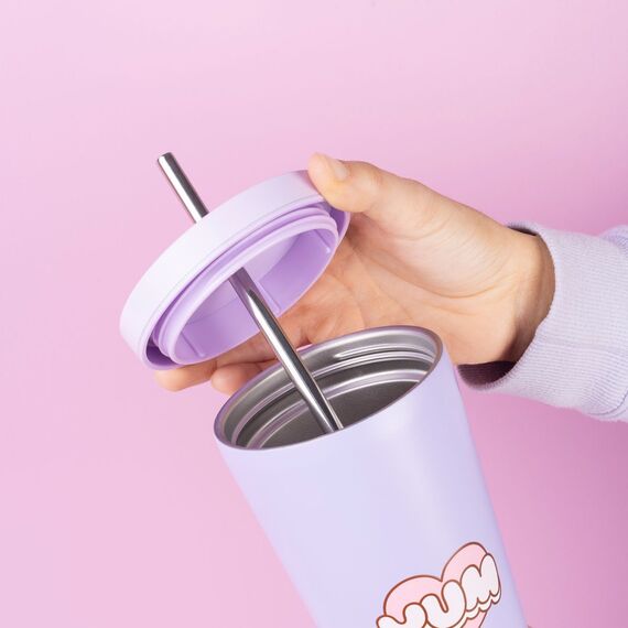 Kubek termiczny ze słomką Pusheen Moments (550 ml)- Zdjęcie 6