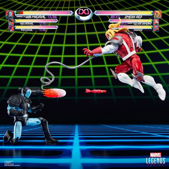 Zestaw 2 figurek Marvel Legends GamerVerse - War Machine vs. Omega Red- Zdjęcie 5
