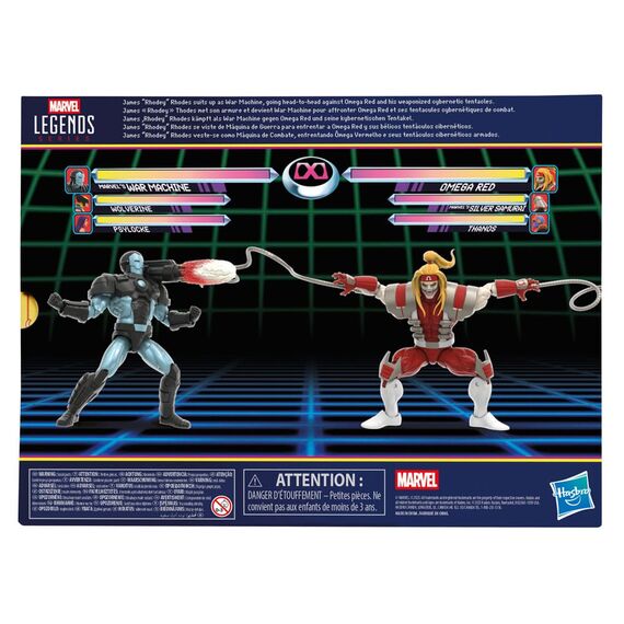 Zestaw 2 figurek Marvel Legends GamerVerse - War Machine vs. Omega Red- Zdjęcie 15