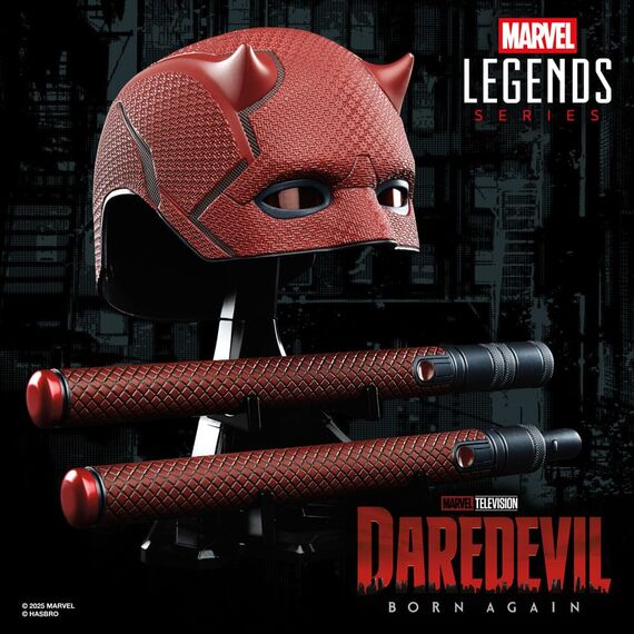 Repliki Daredevil: Born Again Marvel Legends 1/1 - Maska i Billy Club Daredevila- Zdjęcie 11