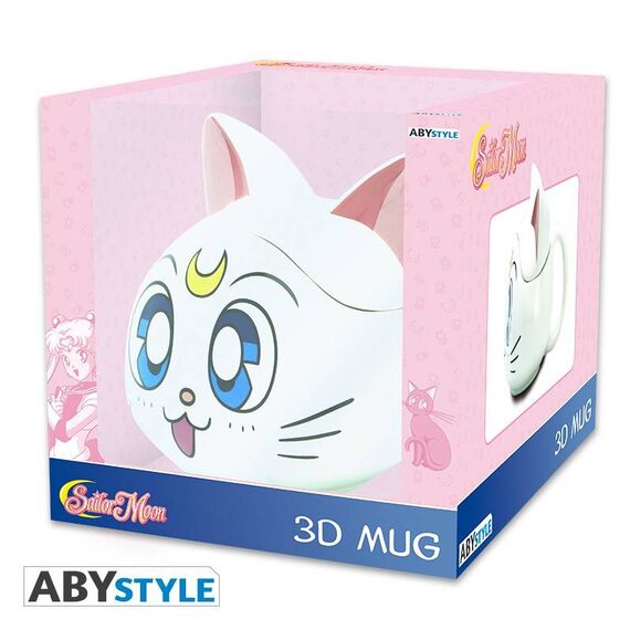 Kubek ceramiczny z pokrywką Sailor Moon 3D - Artemis- Zdjęcie 7
