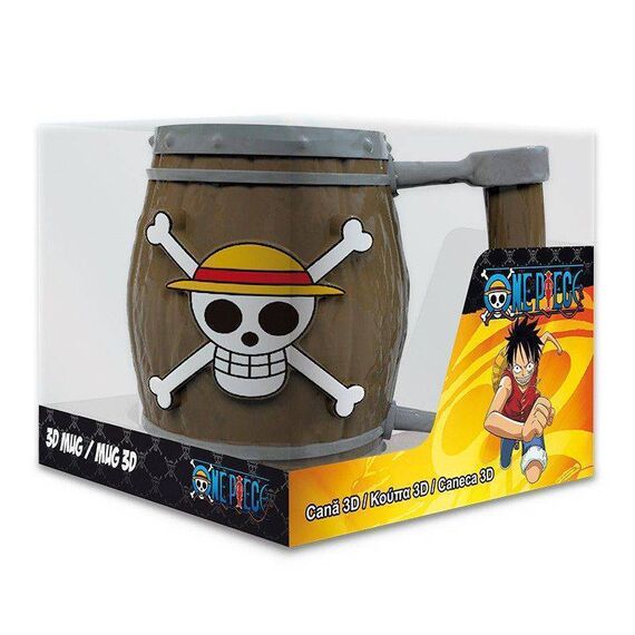Kubek ceramiczny One Piece 3D - Beczka- Zdjęcie 9