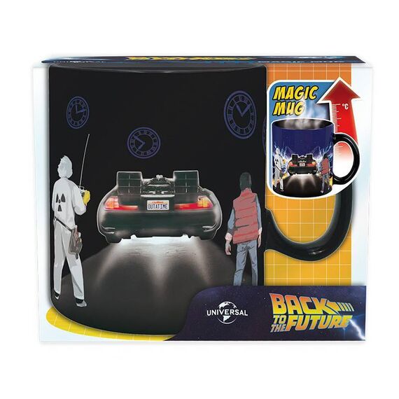 Duży kubek zmieniający kolor Back To The Future - Time Machine (460 ml)- Zdjęcie 5