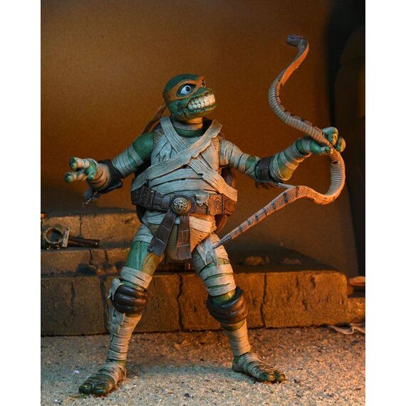 Figurka Universal Monsters x Teenage Mutant Ninja Turtles - Ultimate Michelangelo as The Mummy- Zdjęcie 7
