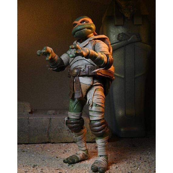Figurka Universal Monsters x Teenage Mutant Ninja Turtles - Ultimate Michelangelo as The Mummy- Zdjęcie 10