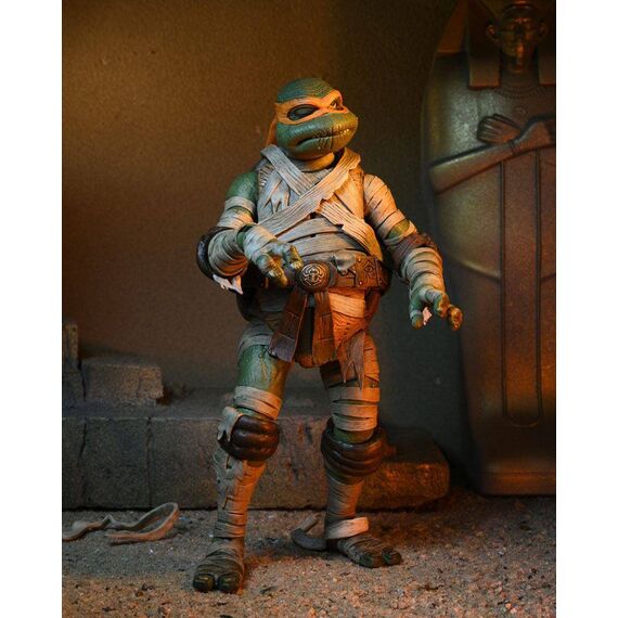 Figurka Universal Monsters x Teenage Mutant Ninja Turtles - Ultimate Michelangelo as The Mummy- Zdjęcie 12