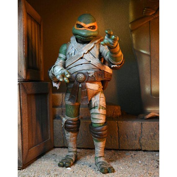 Figurka Universal Monsters x Teenage Mutant Ninja Turtles - Ultimate Michelangelo as The Mummy- Zdjęcie 18