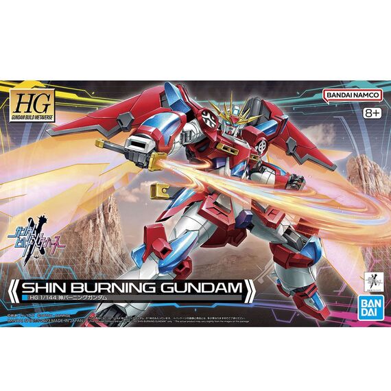 Model figurki GUNDAM HG 1/144 - SHIN BURNING GUNDAM- Zdjęcie 4