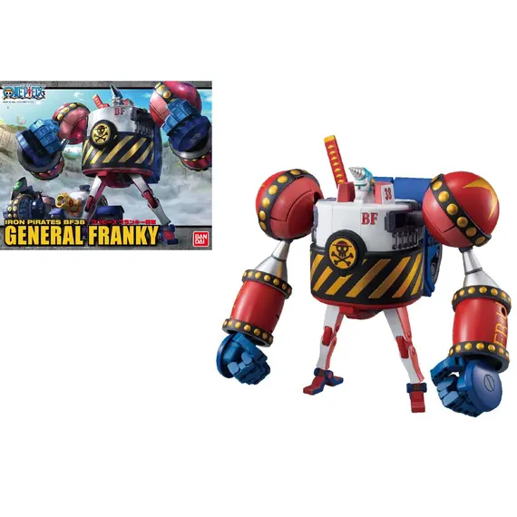 Figurka do złożenia One Piece Iron Pirates - BF38 General Franky- Zdjęcie 9